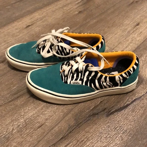 Vans Comfu Cush Zebra Tide-pool/Surf The Web - Picture 2 of 6